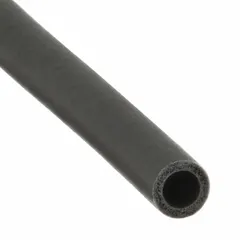 This round EPDM foam rubber seal tubing is designed for nail-on or staple-on mounting. The compressible tube shape provides sealing against dust, moisture, and vibration in gaps around doors, panels, enclosures, and equipment. Black finish, 25 ft length, 1/4 in width.