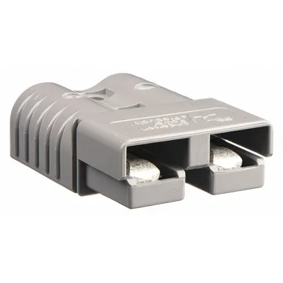 ANDERSON POWER PRODUCTS Power Connector: Two Pole, Gray, 4 ga, 10,000 - Plug-In Connectors