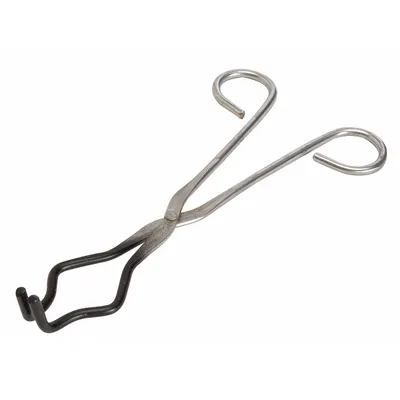 OEM Crucible Tongs: 9 in Overall Lg, Stainless Steel, 300, PTFE, 3/16 in Wire Size - Tongs for Crucibles