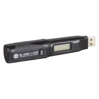 LASCAR Temperature Data Logger: -31°F to 176°F, -35°C to 80°C, EL-USB-1-LCD, Temp, USB