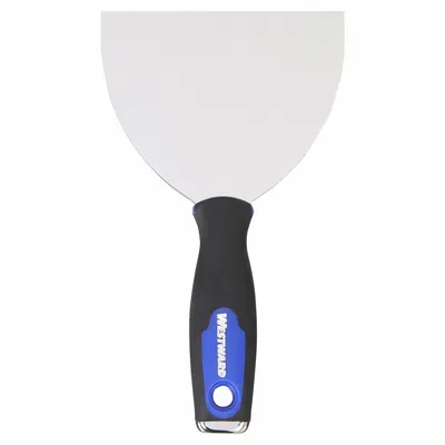 WESTWARD Joint Knife: Bld. Mat. Carbon Steel, Hdl. Mat. Polypropylene/TPR/Steel - Standard Spreading Tools