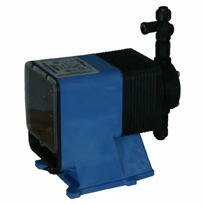 PULSATRON Chemical Metering Pump: Solenoid, 115V AC, 1/5 hp HP, PVDF Head, CSPE/PTFE Diaphragm - Compact Solenoid-Driven Diaphragm Metering Pumps