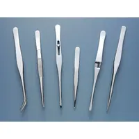 AVEN Tweezer Set: Stainless Steel, Flat/Point/Round, Curved/Straight Tip (MPN 18472)