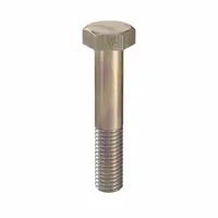 Hex Head Cap Screw: Steel, Class 10.9, Zinc Yellow, M12, Metric, 65 mm lg, Partially Threaded, 50 PK (MPN HC10120651-050P1)