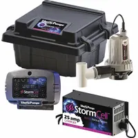 LIBERTY PUMPS Battery Backup Sump Pump: 12V DC, 1/3 hp, Dual Micro-Reed Float, 22 ft Max. Head (MPN 442-25A)