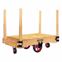 HAMILTON Platform Truck: 2,200 lb, 60 in L x 30 in W x 16 1/4 in H Deck, 8 in Caster Dia, (2) Swivel (MPN PB1108-H-SPB3048)