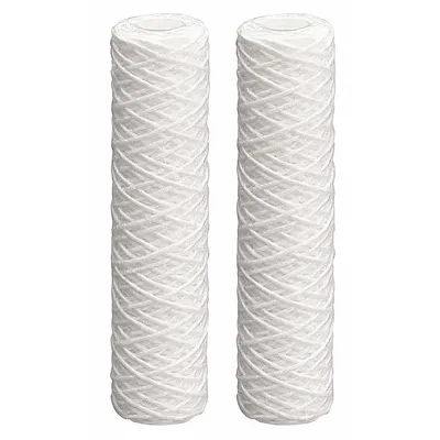 CULLIGAN Water Filter Cartridge: 30 micron, 4 gpm, Polypropylene, 9 3/4 in Overall Ht - String & Blanket Wound Water Filter Cartridges