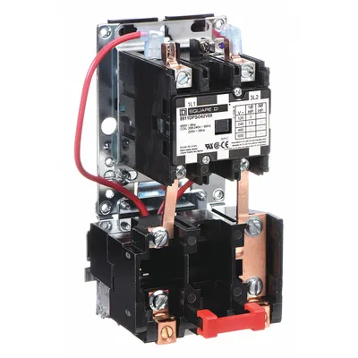 SQUARE D Definite Purpose Magnetic Motor Starter: Non-Reversing, 2 Poles - Non-Reversing Starters with Thermal Overloads