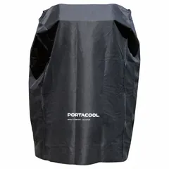 This vinyl cover is designed to protect portable evaporative coolers when not in use. It fits the Portacool Apex/Jetstream model PACJS2301A1, shielding the unit from dust and debris during storage.