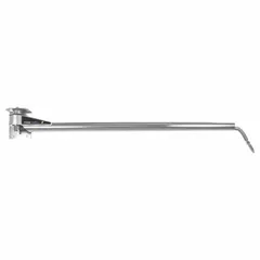 This wall boom is constructed of stainless steel and features a 3/8 in NPTF inlet connection. It is rated for a maximum operating pressure of 4,000 psi and includes a 90° swivel for flexible hose routing. Typically used in commercial vehicle washing facilities to supply high-pressure water or cleaning solutions from a wall-mounted point to a hose reel or spray gun.