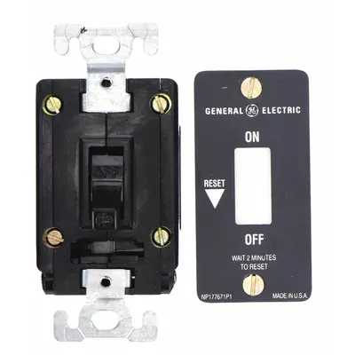GE Manual Motor Starter: Non-Reversing, 2 Poles, 16 A, Thermal Protection - Non-Reversing Starters with Thermal Overloads