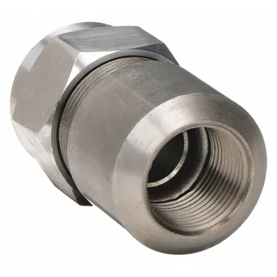 CONTINENTAL INDUSTRIES Compression Fitting Adapter: 5/8 in OD x 1/2 in Pipe Fitting Size, Compression x FNPT - Steel Compression Fittings for Buriable Gas