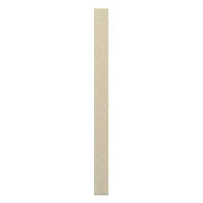 ASI GLOBAL PARTITIONS Partition Column: Plastic Polymer, Pebble, Cream, 82 in Ht, 6 in Wd - Pilasters for Bathroom Partitions