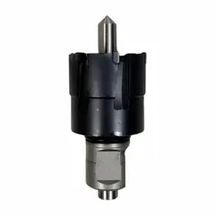 Railroad power tool accessory designed for cutting drill bits in rail maintenance and repair applications. Supplied as an attachment only, requiring a compatible power tool for operation.