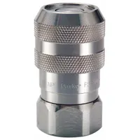 PARKER Hydraulic Quick Connect Hose Coupling: 1/2 in Coupling Size, 316 Stainless Steel, FNPT (MPN FS-501-8FP-E47)