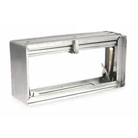 15.75"H 7.75"W 3.7"L GStl Fire Dampr: Dynamic, 7 3/4 in H, 15 3/4 in W, 3 3/4 in L, Spring (MPN 2TGF7)