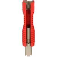 RIDGID Faucet and Sink Tool: Aluminum/Nylon, 14 in Handle Lg, 6 1/2 in, Bar Handle, (2) Inserts, Adj (MPN 57003)