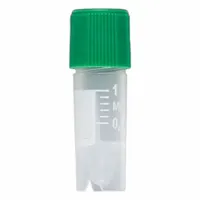 GLOBE SCIENTIFIC Test Tube: Test Tube, Polypropylene, 1.2 mL Capacity - mL, Conical, Colorless (MPN 6050)