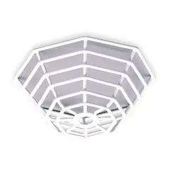 This steel smoke detector guard is designed for indoor wall-mount or flush-mount installation. It helps protect smoke detectors from vandalism and accidental damage. Includes mounting hardware. Overall dimensions: 7 in depth x 7 in length. Color: White.