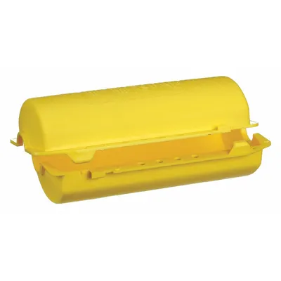BRADY Plug Lockout Cover, For 4 1/2 in Max Plug Dia, Yellow - Plug Lockout Covers