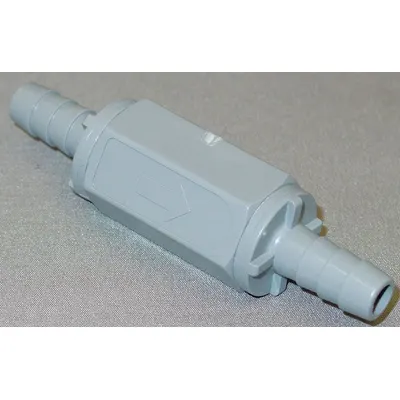 OEM APPROVED VENDOR PVC Ball Check Valve, 3/8 in, Inline, Stainless Steel Ball - PVC Ball Check Valves
