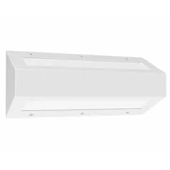 This linear vandal-resistant LED fixture features a steel housing for impact and tamper resistance. It delivers 3,772 lumens at 3500K color temperature, consumes 50 W, and operates on 120/277V AC. Suitable for indoor or covered outdoor areas such as corridors, stairwells, parking garages, and industrial facilities.