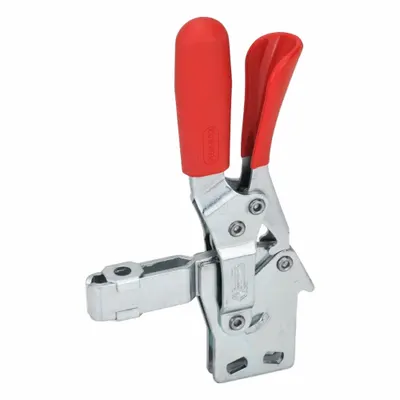 JW WINCO Vertical Acting Toggle Clamp: Locking Vertical Handle, Flange Base Mounting - Standard Toggle Clamps