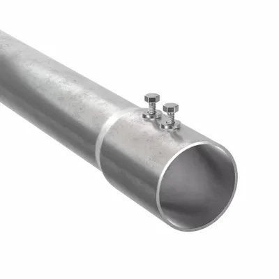 EMT Conduit & Coupling, One-Piece: Steel, 1 1/2 in Trade Size - One-Piece EMT Conduit & Coupling