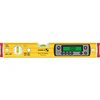 STABILA Digital Level: 1°– 90°, Includes Batteries, 0 Rare Earth, ±0.10°, 16 in Overall Lg, Bag, LED (MPN 39516)