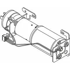 Aluminum motor clutch assembly for LCN Series 4630 automatic door operators. Engages and disengages the motor drive to control door movement. Used as a replacement part in commercial building entrances, hospitals, and retail facilities.