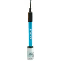 EXTECH Electrode: PH305, Conductivity/pH/Temp, 0 to 14 pH, Bulb, 0.99 m Cable Lg, BNC, Single