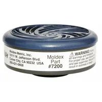 Cartridge: White Color, Moldex 7000 Series/Moldex 7800 Series/Moldex 9000 Series, Bayonet, 2 PK (MPN 7200)