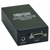 TRIPP LITE Display Extender Receiver: 1 Ports, Black, 3.5 mm Stereo Female/HD15 Female/RJ45 Female (MPN B132-100A)