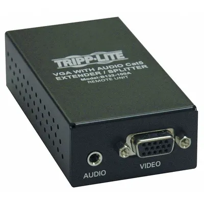 TRIPP LITE Display Extender Receiver: 1 Ports, Black - A-V Extenders
