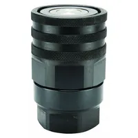 PARKER Hydraulic Quick Connect Hose Coupling: 1/2 in Coupling Size, Steel, 1.89 lpm Max. Flow Rate (MPN FET-501-10FO)