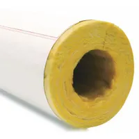 OWENS CORNING Pipe Insulation: Tube, Fiberglass, Slit with Adhesive and Flap, 1 1/2 in Thick (MPN 917519)