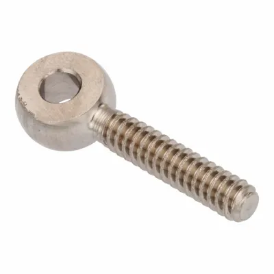 AMPG Fixed Rod End: Stainless Steel, Plain, 3/4 in Hole Center-to-End Lg - Stainless Steel Male Threaded Fixed Rod Ends