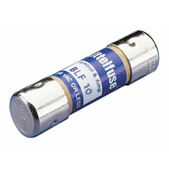 Fast-acting cylindrical fuse rated 25 A at 125 V AC. Midget form factor measuring 13/32 in x 1 1/2 in. Provides overcurrent protection in control circuits, power supplies, and industrial machinery.