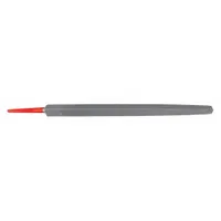 Machinists File: Triangular, Double-Cut, Bastard Cut, 10 in Lg without Tang, 11/16 in Wd (MPN 73519500)
