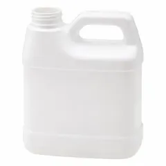 Rectangular Jug with Molded Side Handle, 16 fl oz, HDPE, White