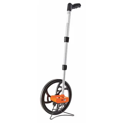 KESON Measuring Wheel: 9,999 ft Range, Fixed Handle Handle, Spoked Single Wheel - Mechanical Outdoor Measuring Wheels
