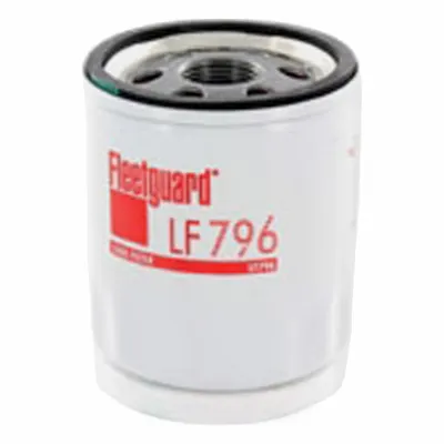 FLEETGUARD Automotive Oil Filter: B31, LF796, 13/16"-16 Thread Size, 3 11/16 in Overall Ht - Spin-On Oil Filters