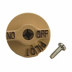 Replacement control knob for HVACR equipment such as thermostats, valves, and switches. Provides secure grip and precise adjustment for temperature or pressure settings in commercial and industrial heating, ventilation, air conditioning, and refrigeration systems.