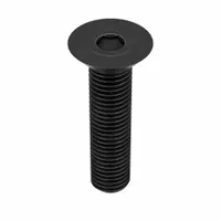 Socket Flat Head Screw: 3/4"-10 Thread Size, 2 1/2 in Lg, Flat, Black Oxide, Alloy Steel, 25 PK (MPN 75C250KFC)