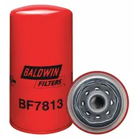 BALDWIN FILTERS Fuel Filter: Spin-On, 3 11/16 in Outside Dia, M20-1.50 Thread Size, Cellulose (MPN BF7813)