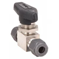 PARKER Manual Two-Way Ball Valve: 3/8 in, 316 Stainless Steel, Straight, Sweat x Sweat, One-Piece (MPN 6Z-MB6LPFA-SSP)