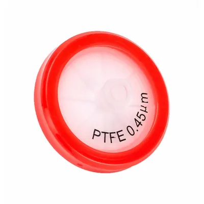 GLOBE SCIENTIFIC Syringe Filter: Non-Sterile, 0.45 um Pore Size, 100 mL Max Capacity - mL - Non-Sterile Syringe Filters