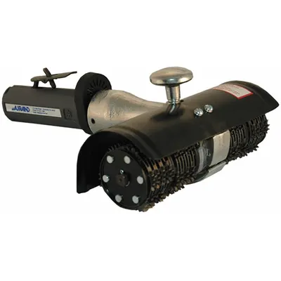 AURAND Air Powered Scarifier: Palm-Grip, 8 in Cleaning Area, 3/4 hp, 9 lb Tool Wt - Palm-Grip Handheld Air-Powered Scarifiers