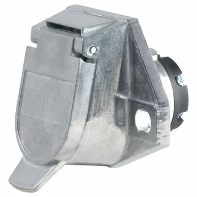 CURT Automotive Electrical Plug: 7-Way, Plastic, Vehicle, Dust Cover (MPN 58170) - Fleet and Vehicle Maintenance
