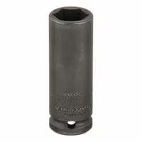 PROTO Impact Socket: 3/4 in Drive Size, SAE, 1 in Socket Size, 6-Point, Deep, 4 in Overall Lg (MPN J07516-LT)